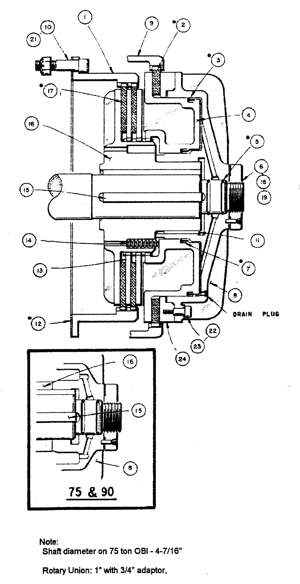 Clutch & Brake Geared or Flywheel R-8913